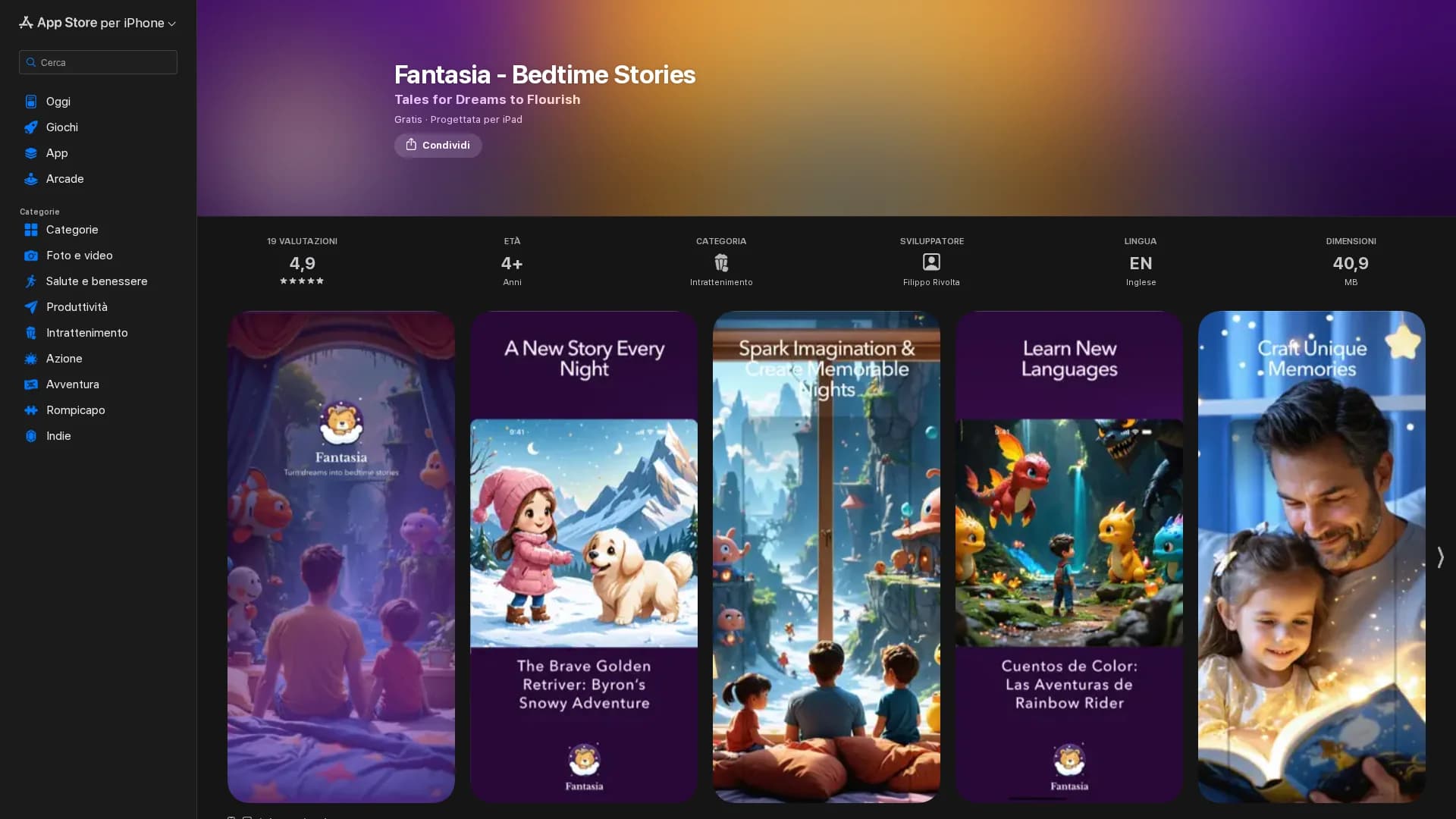 fantasia homepage