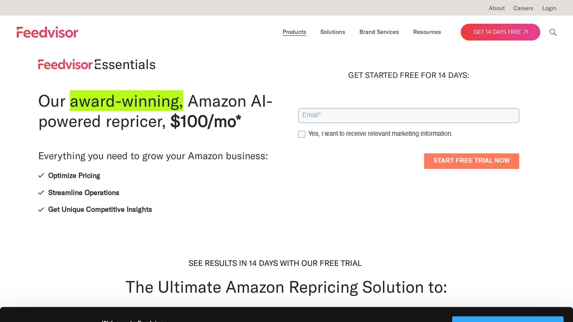 feedvisor homepage