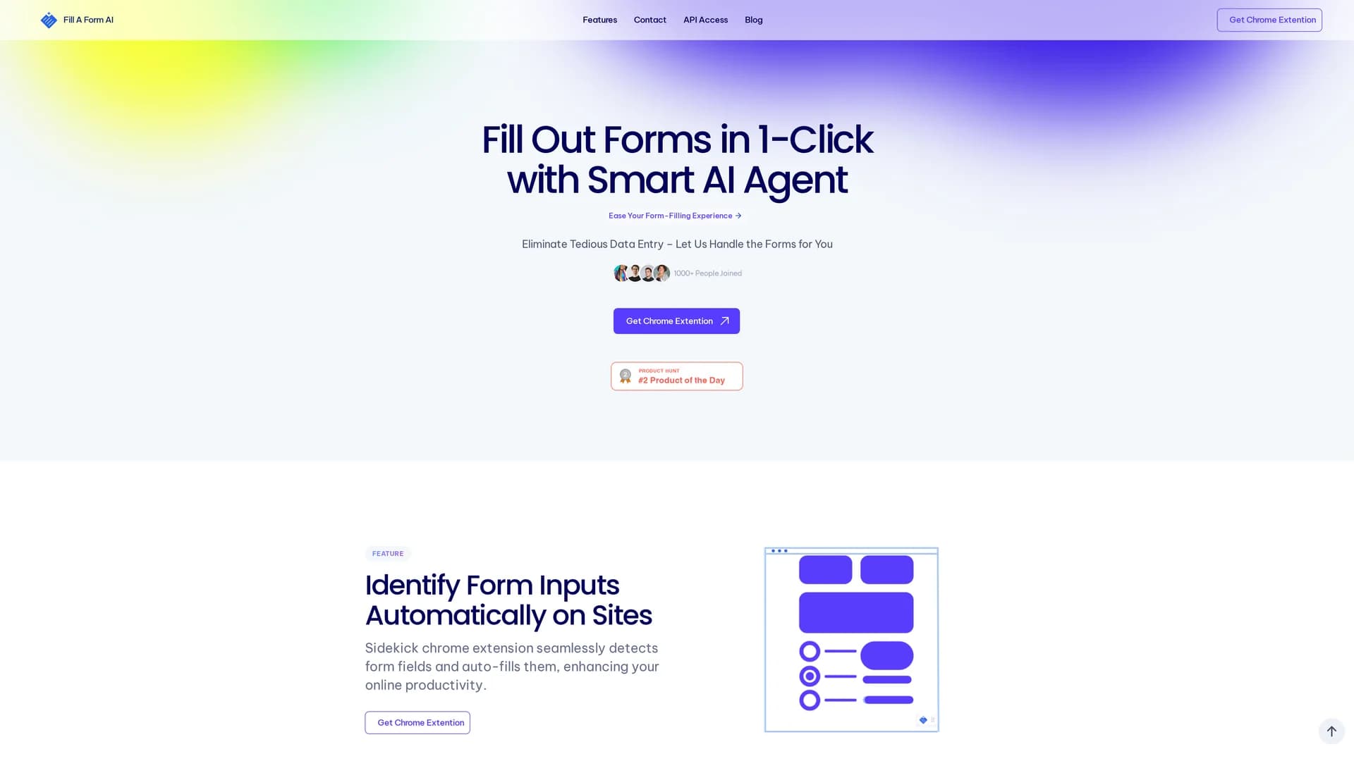 fill-a-form-ai homepage