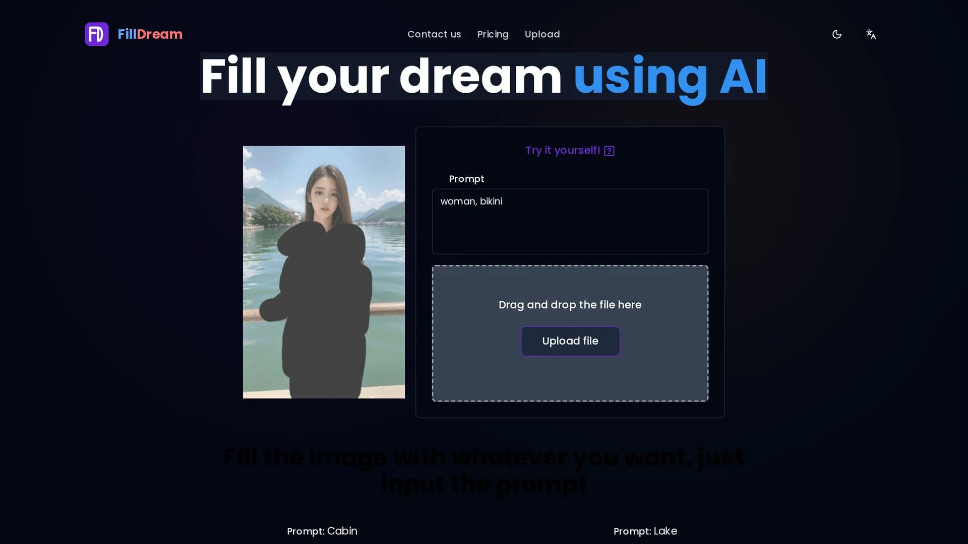filldream homepage