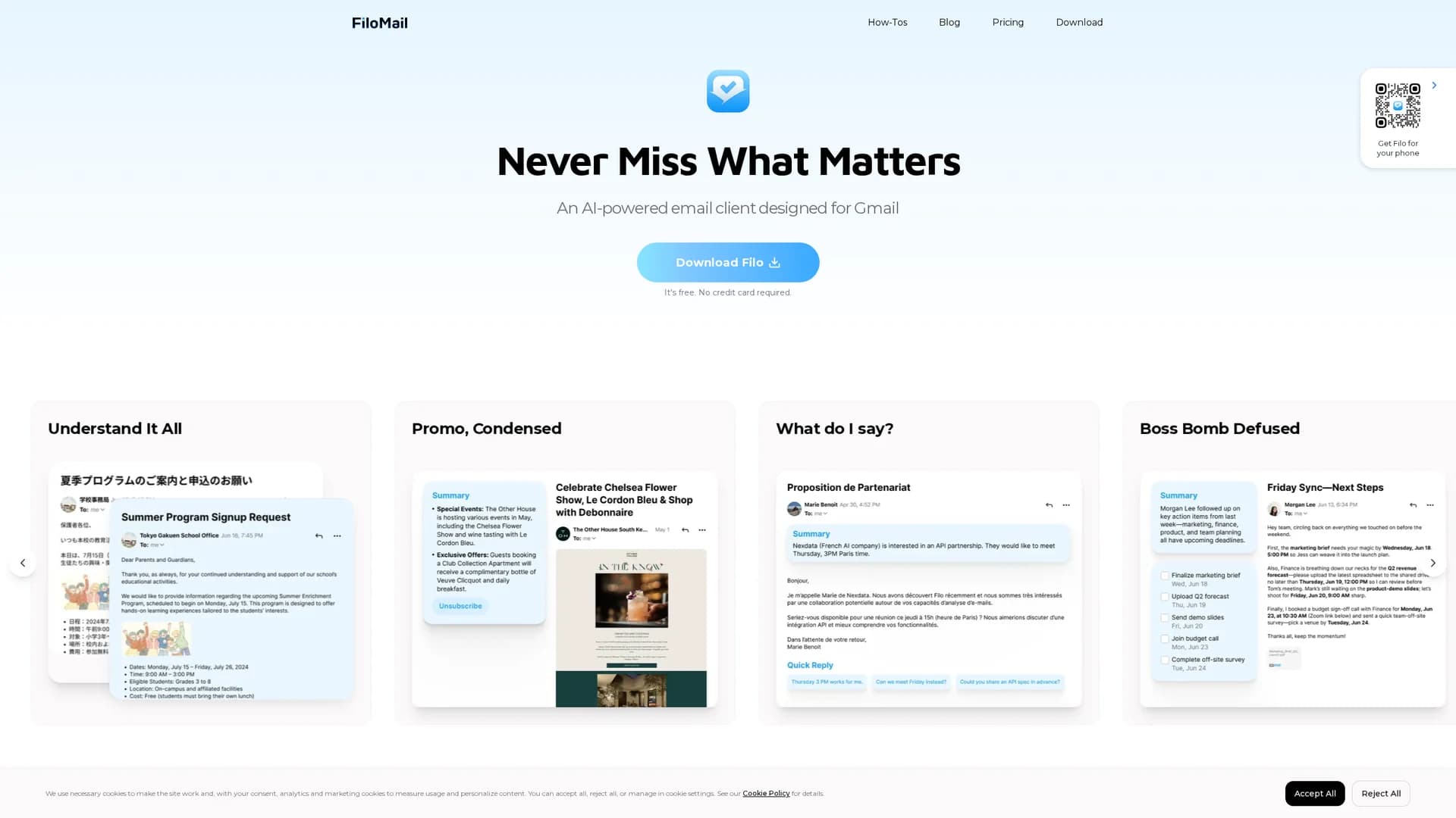 filo-mail homepage