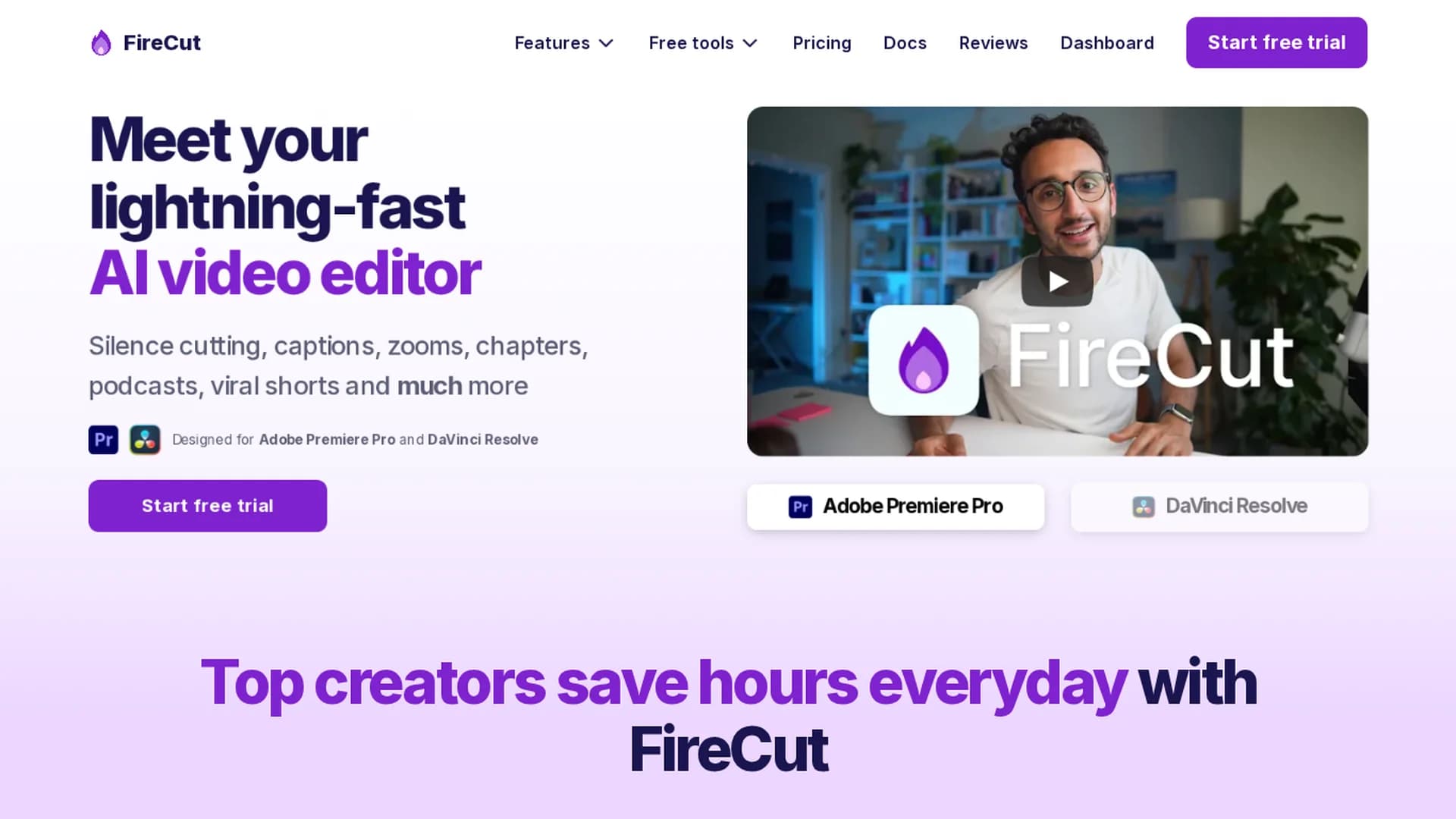 firecut-ai homepage