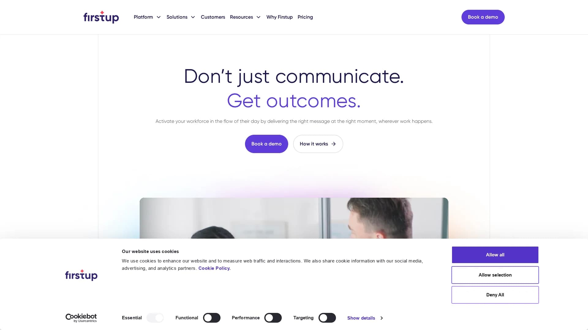 firstup homepage