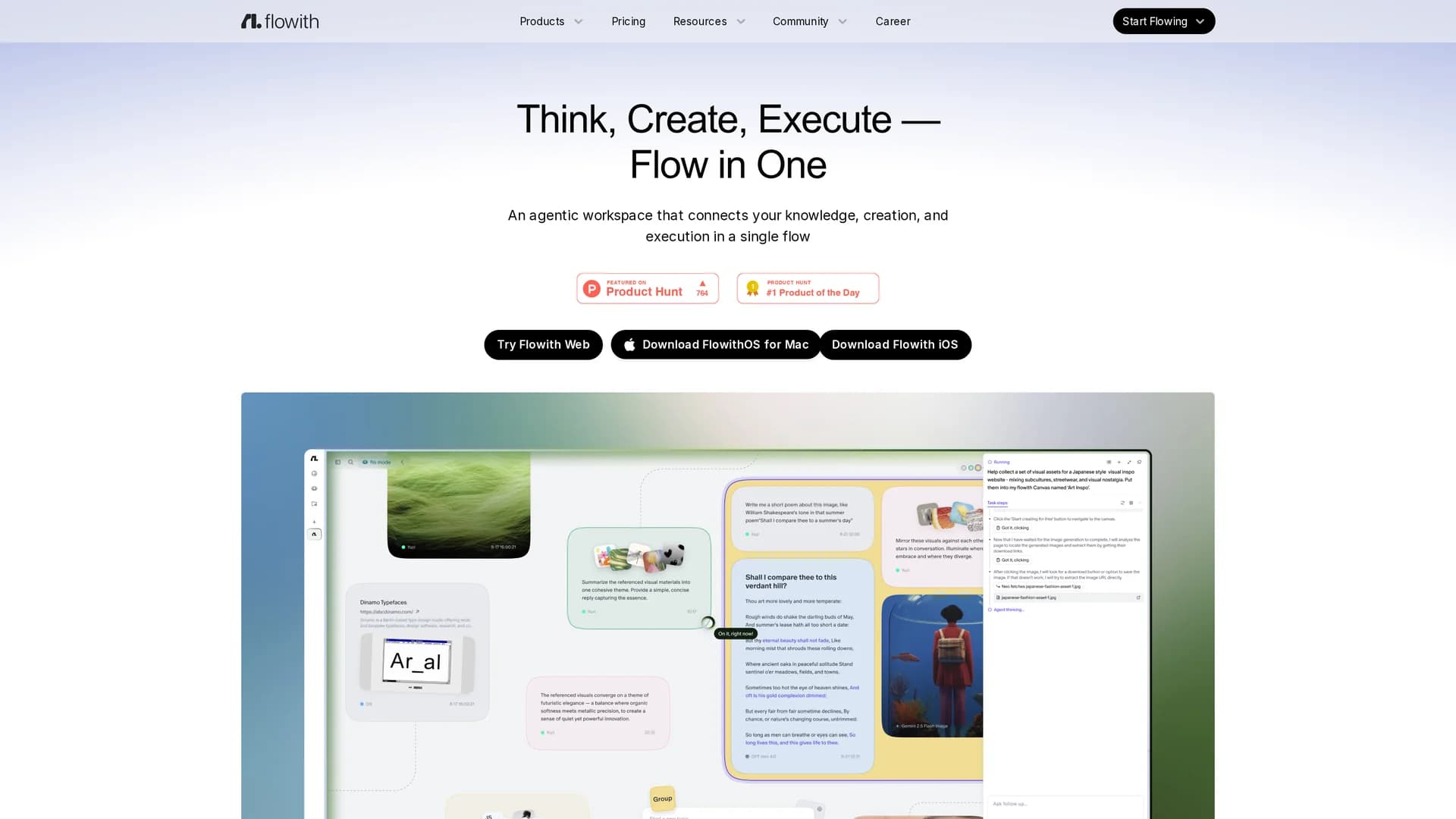flowith-io homepage