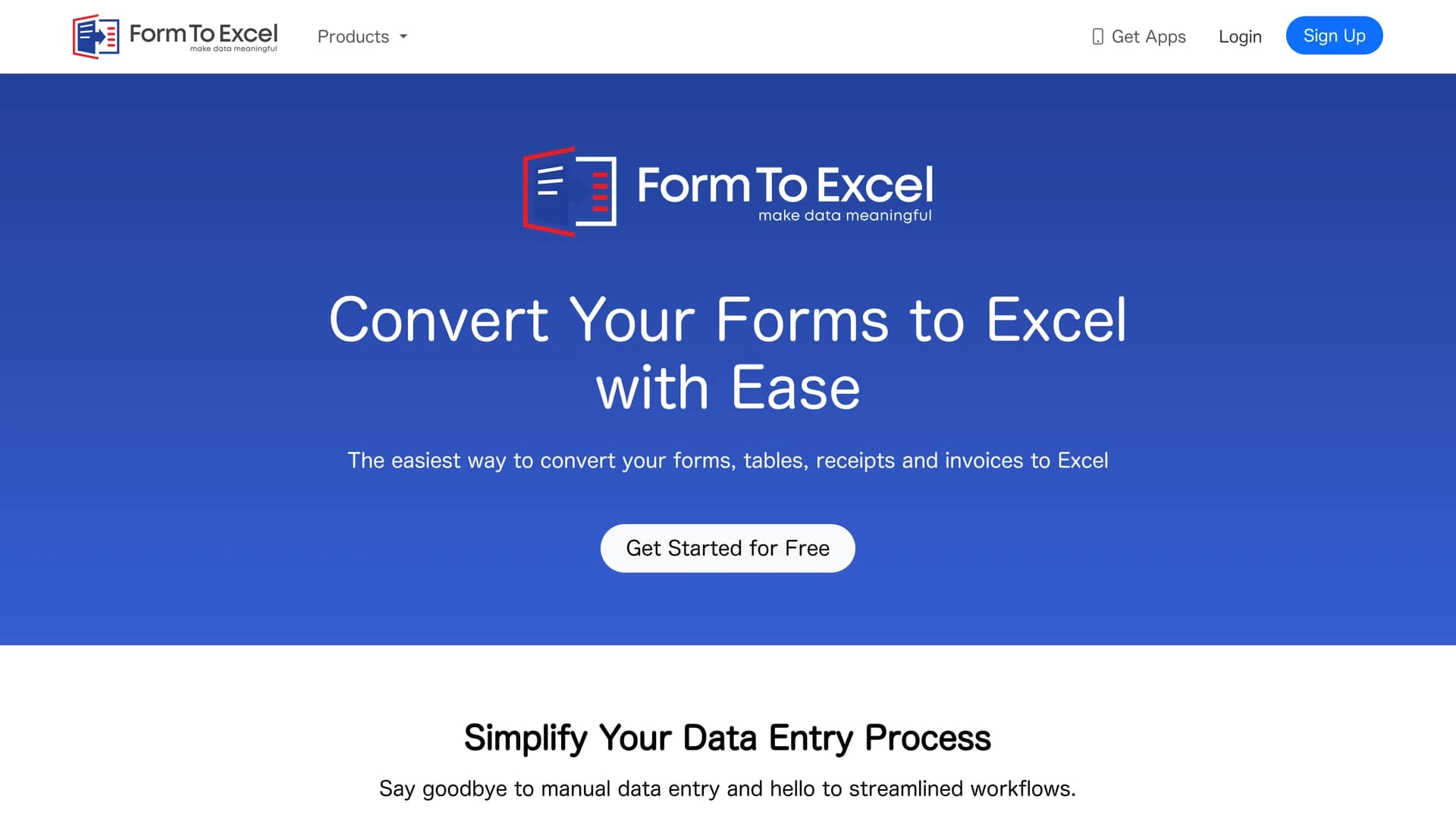 formtoexcel homepage
