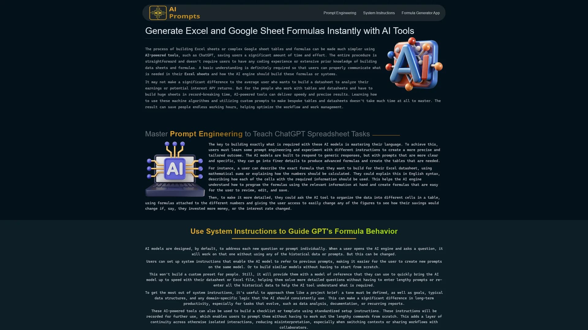 formula-generator homepage