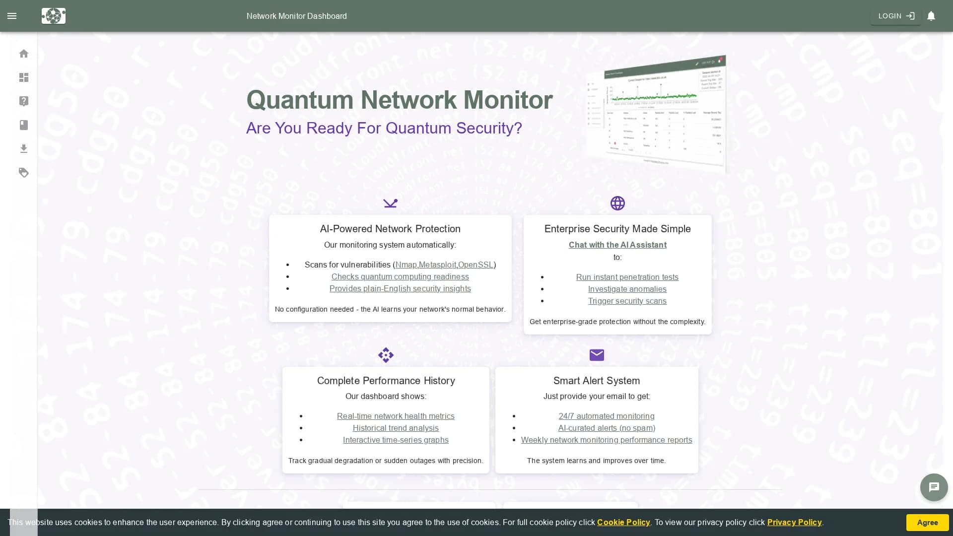 free-network-monitor homepage