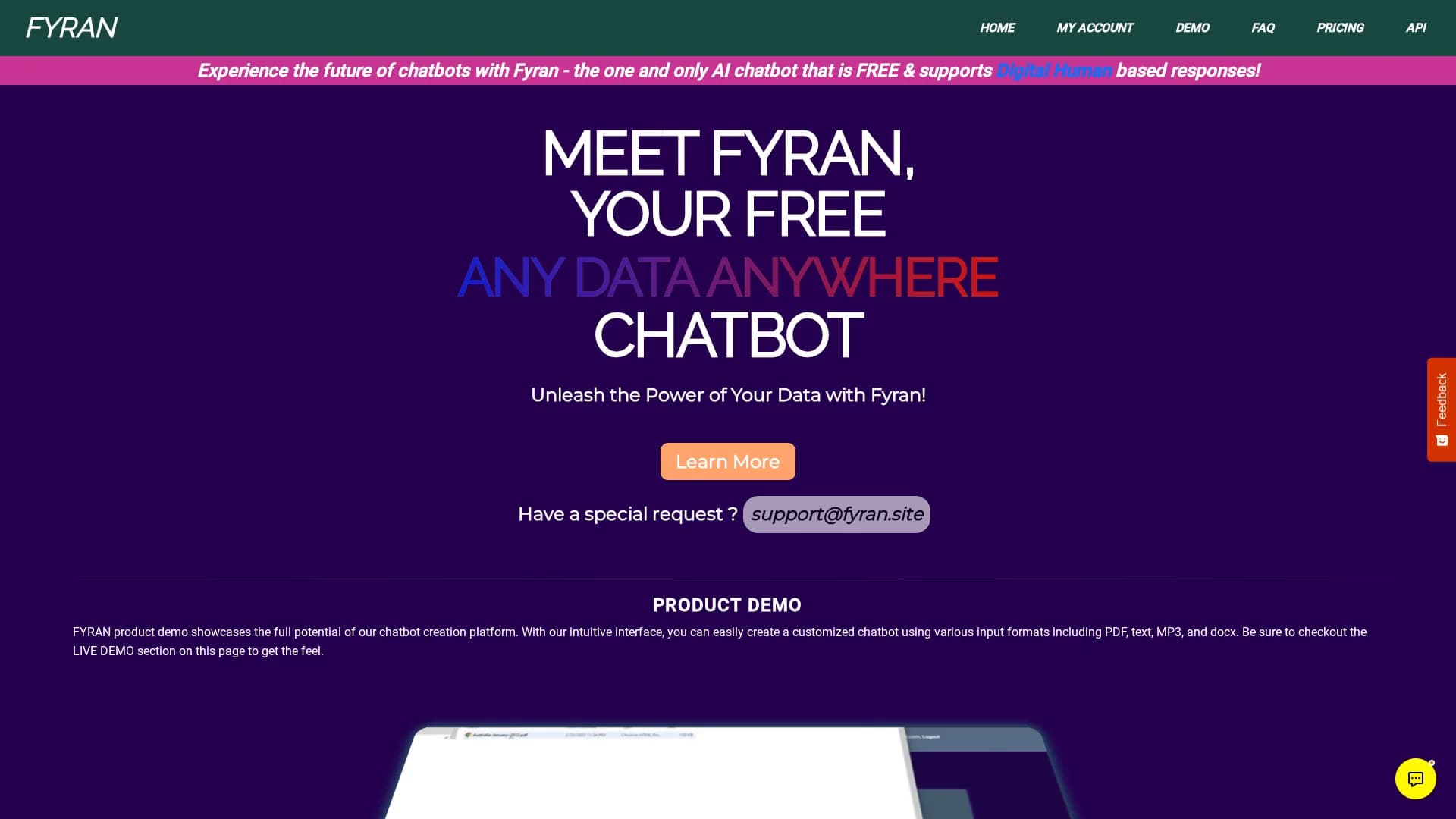 fyran homepage