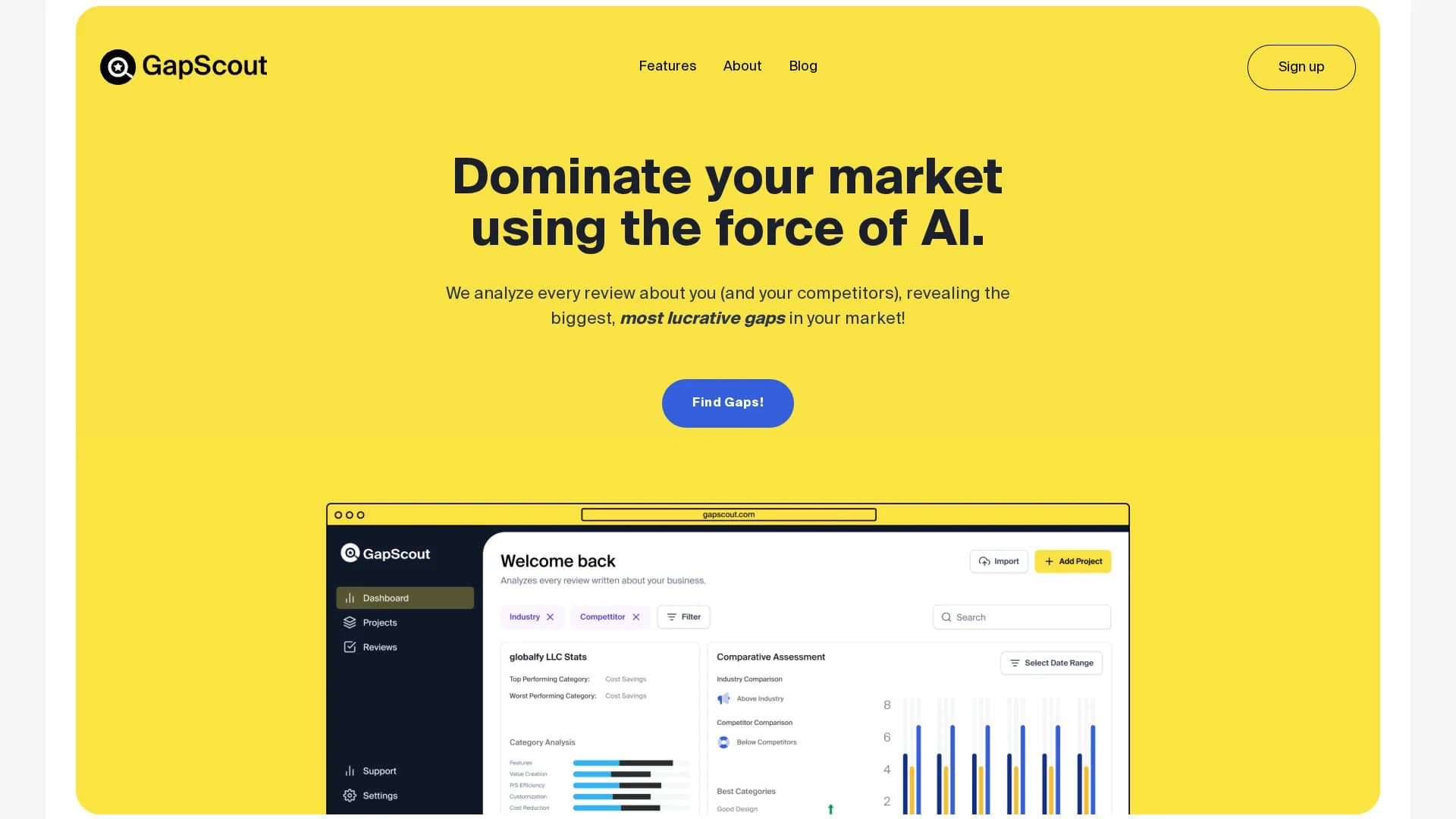 gapscout homepage