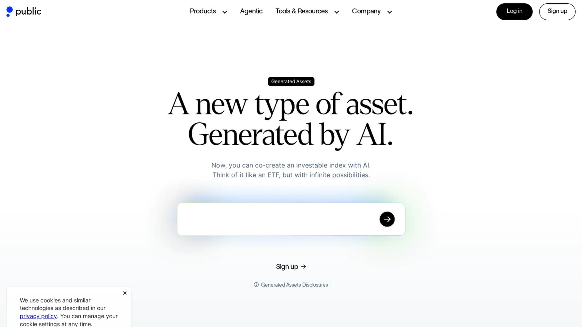 generated-assets homepage