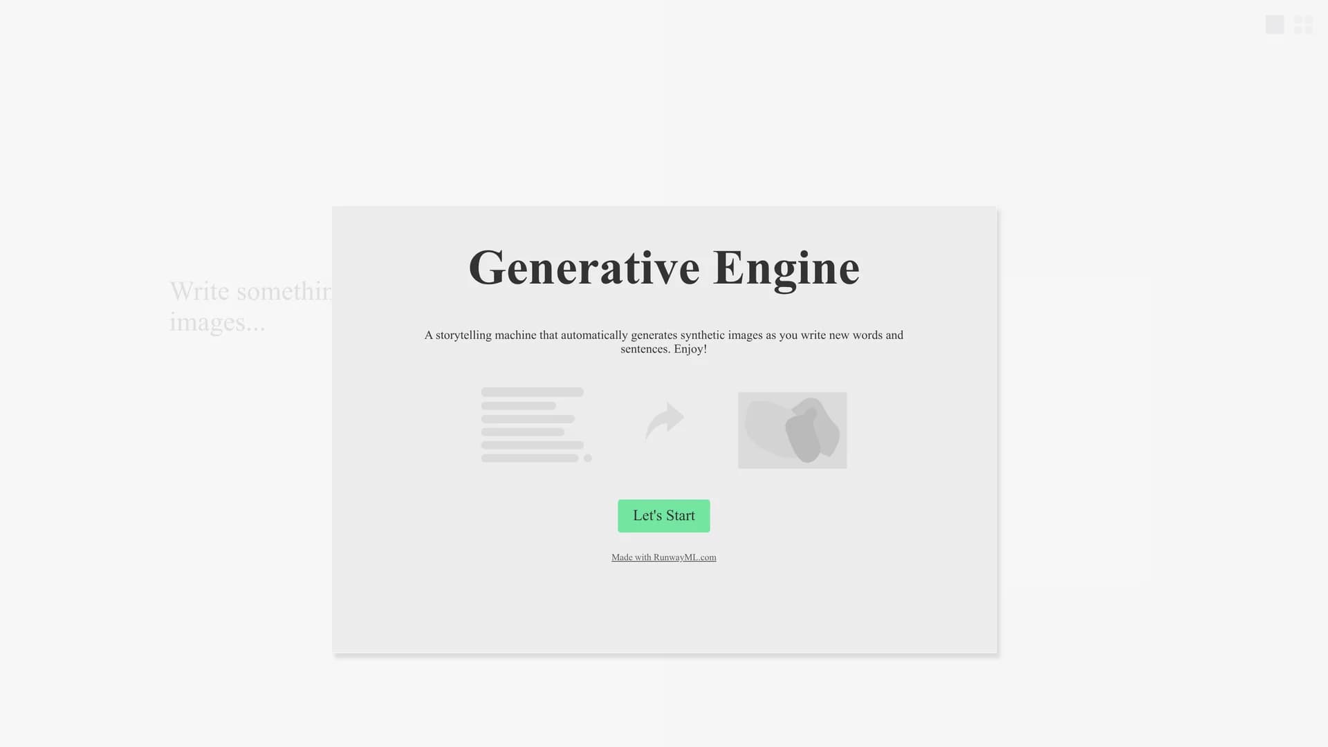 generative-engine homepage