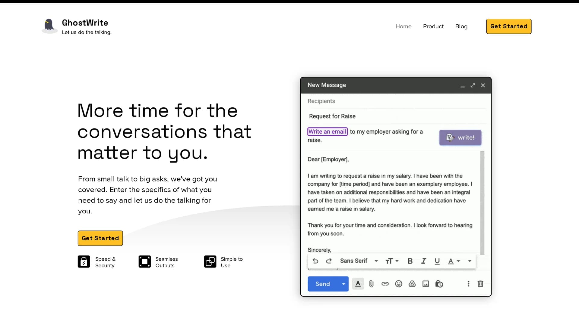 ghostwrite-rip homepage