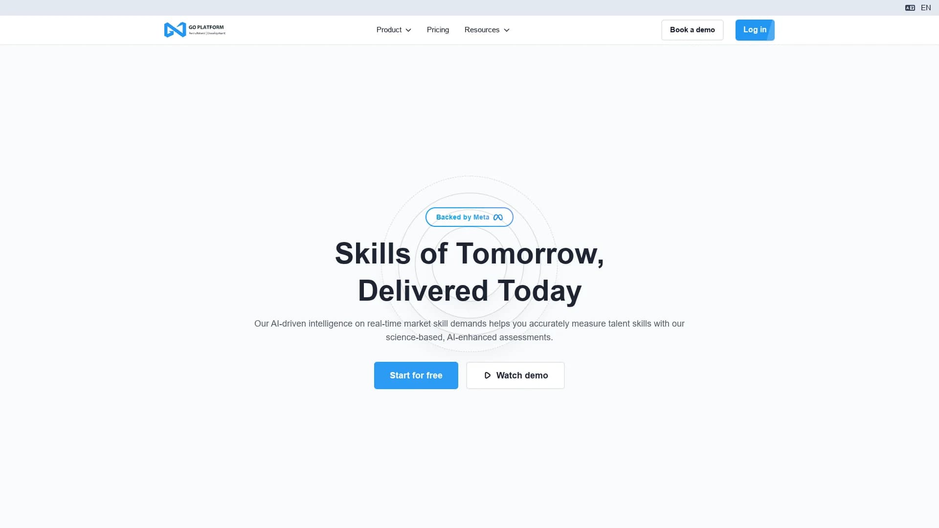 go-platform homepage