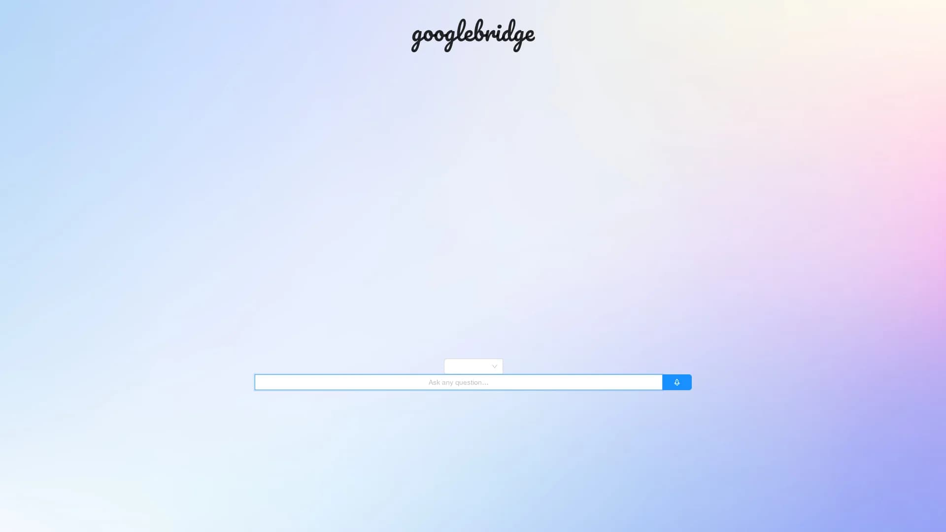 googlebridge homepage
