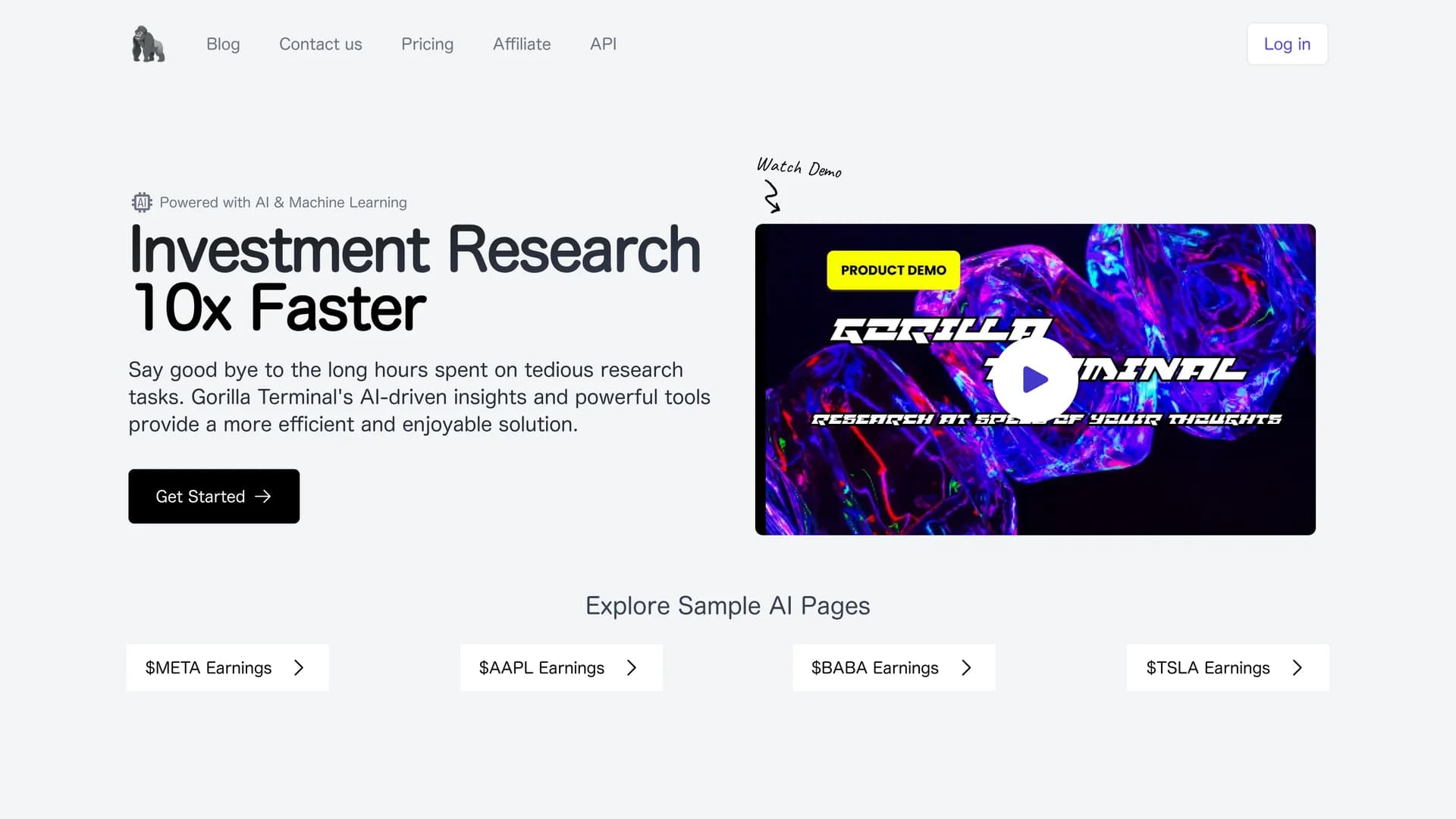 gorilla-ai homepage