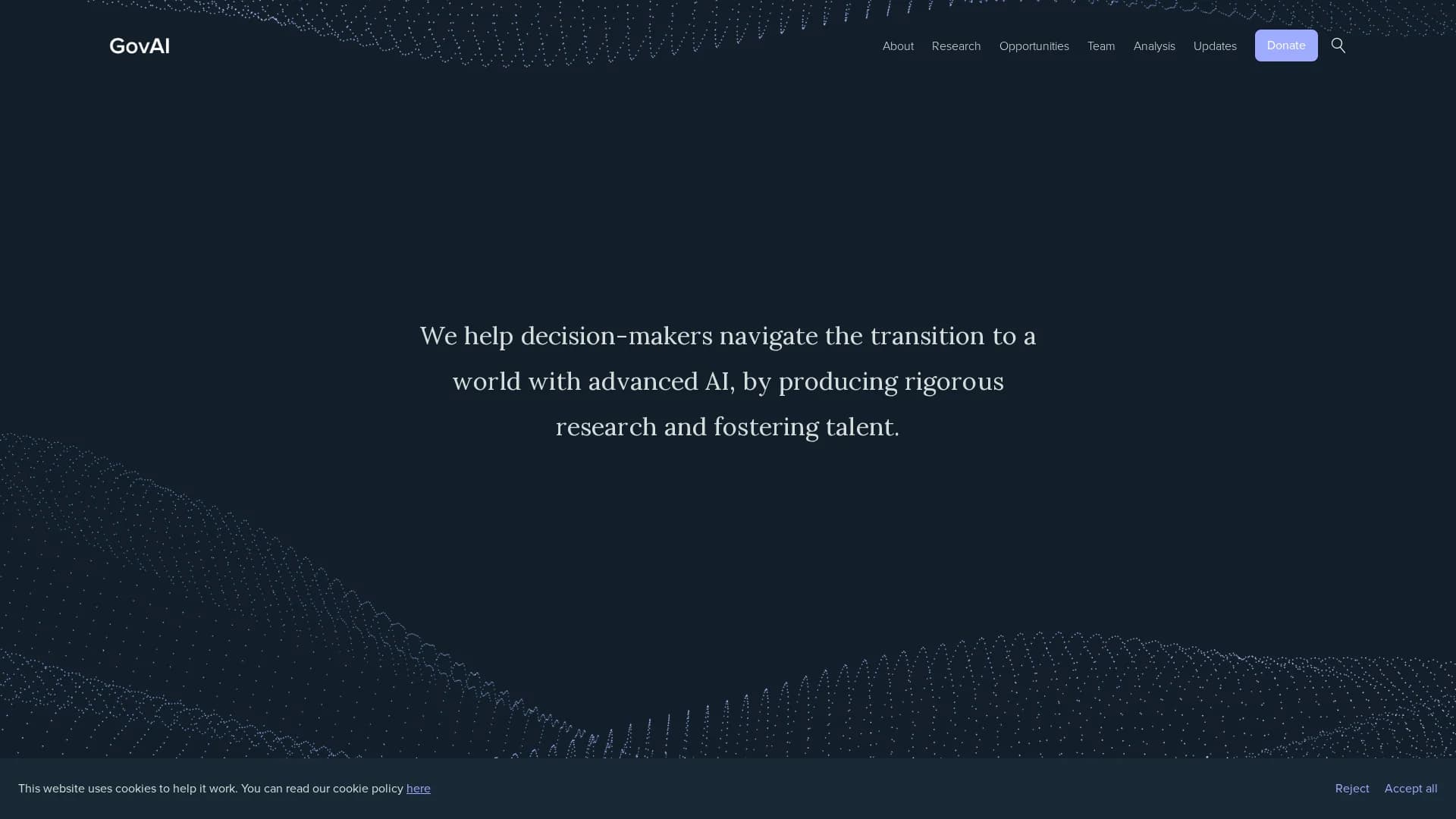 governance-ai homepage