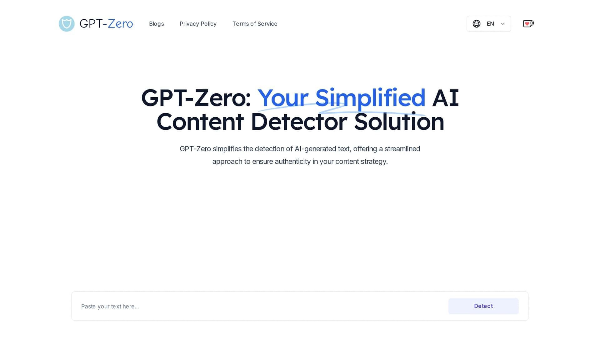 gptzero-cc homepage