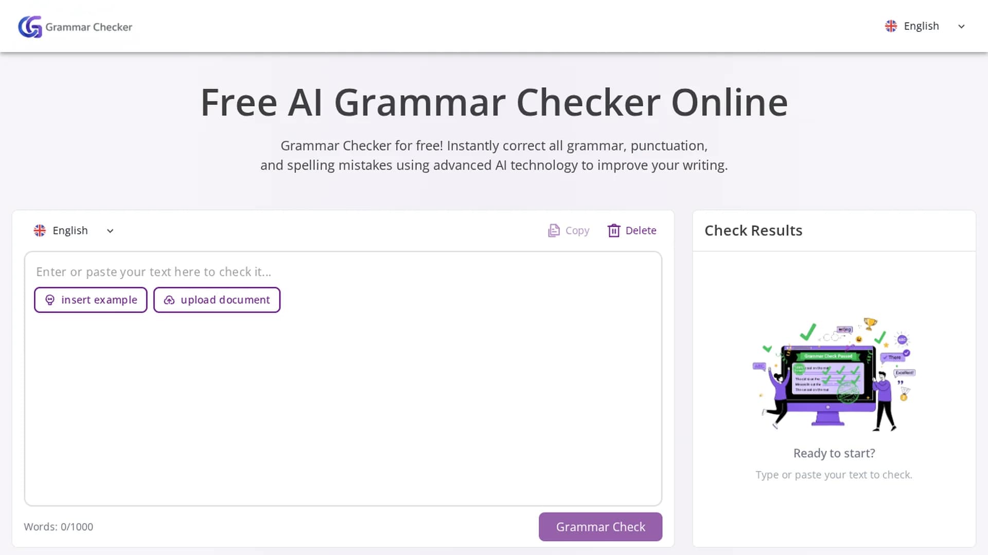 grammar-checker homepage