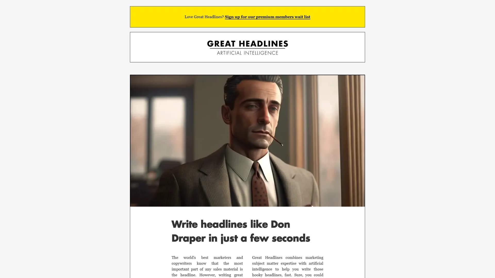 great-headlines homepage