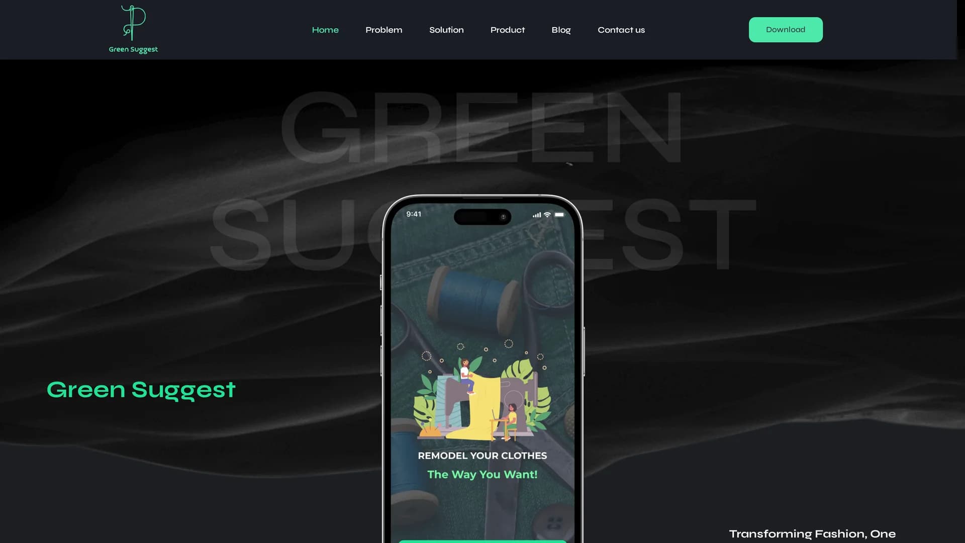 green-suggest homepage