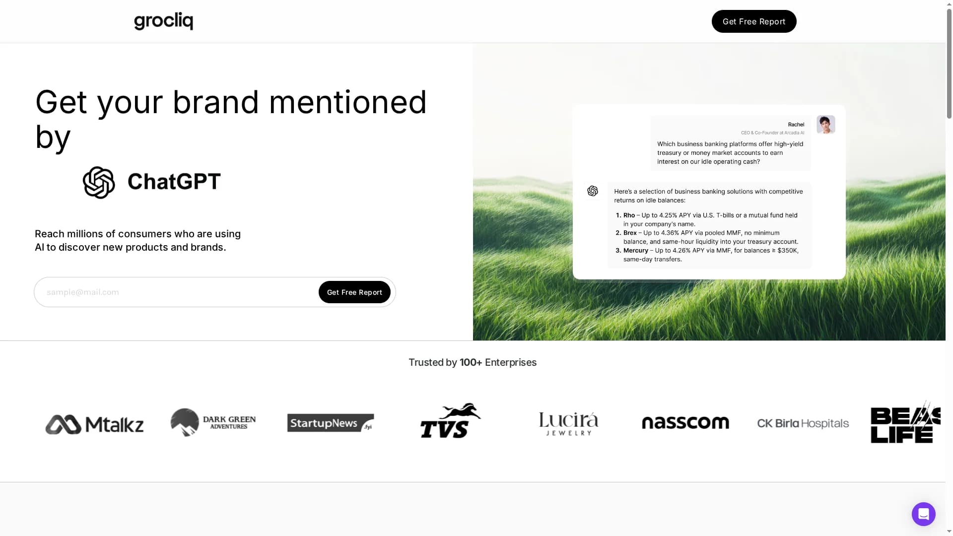 grocliq homepage