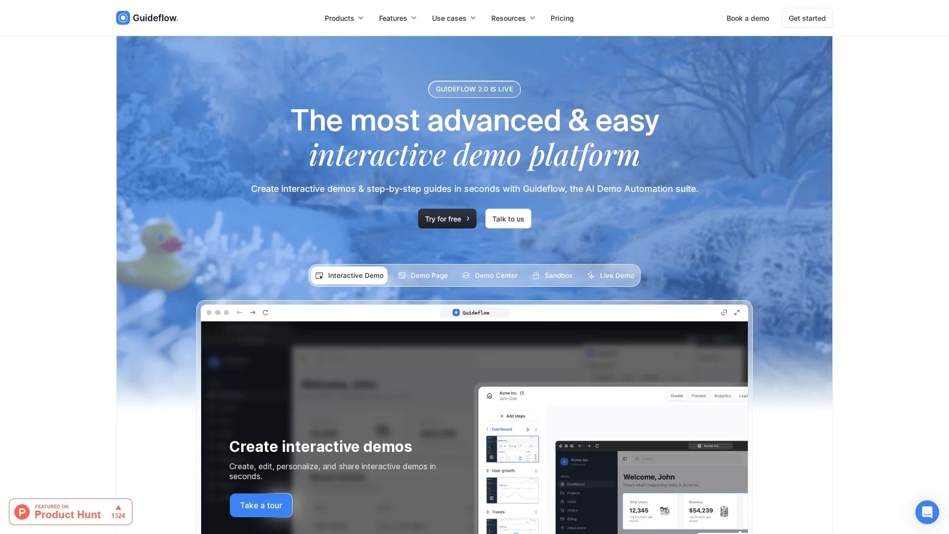 guideflow homepage