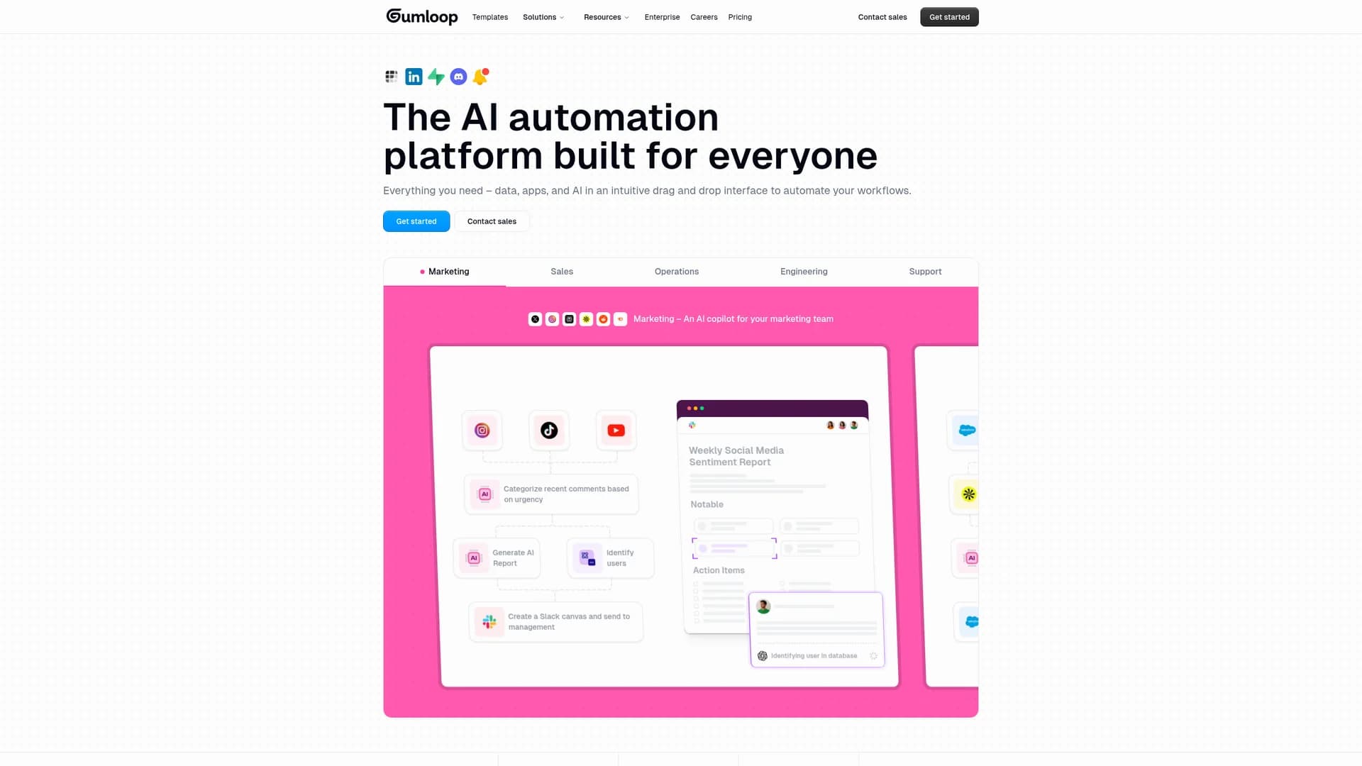 gumloop homepage