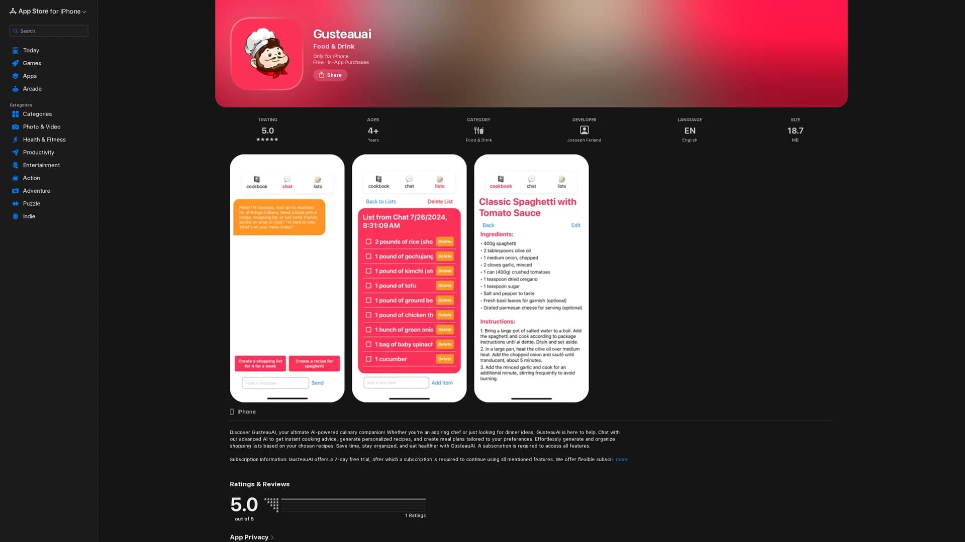 gusteauai homepage