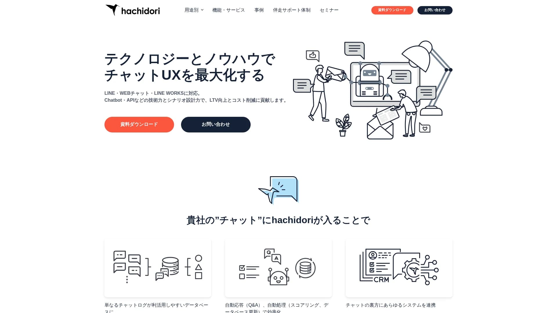 hachidori-io homepage