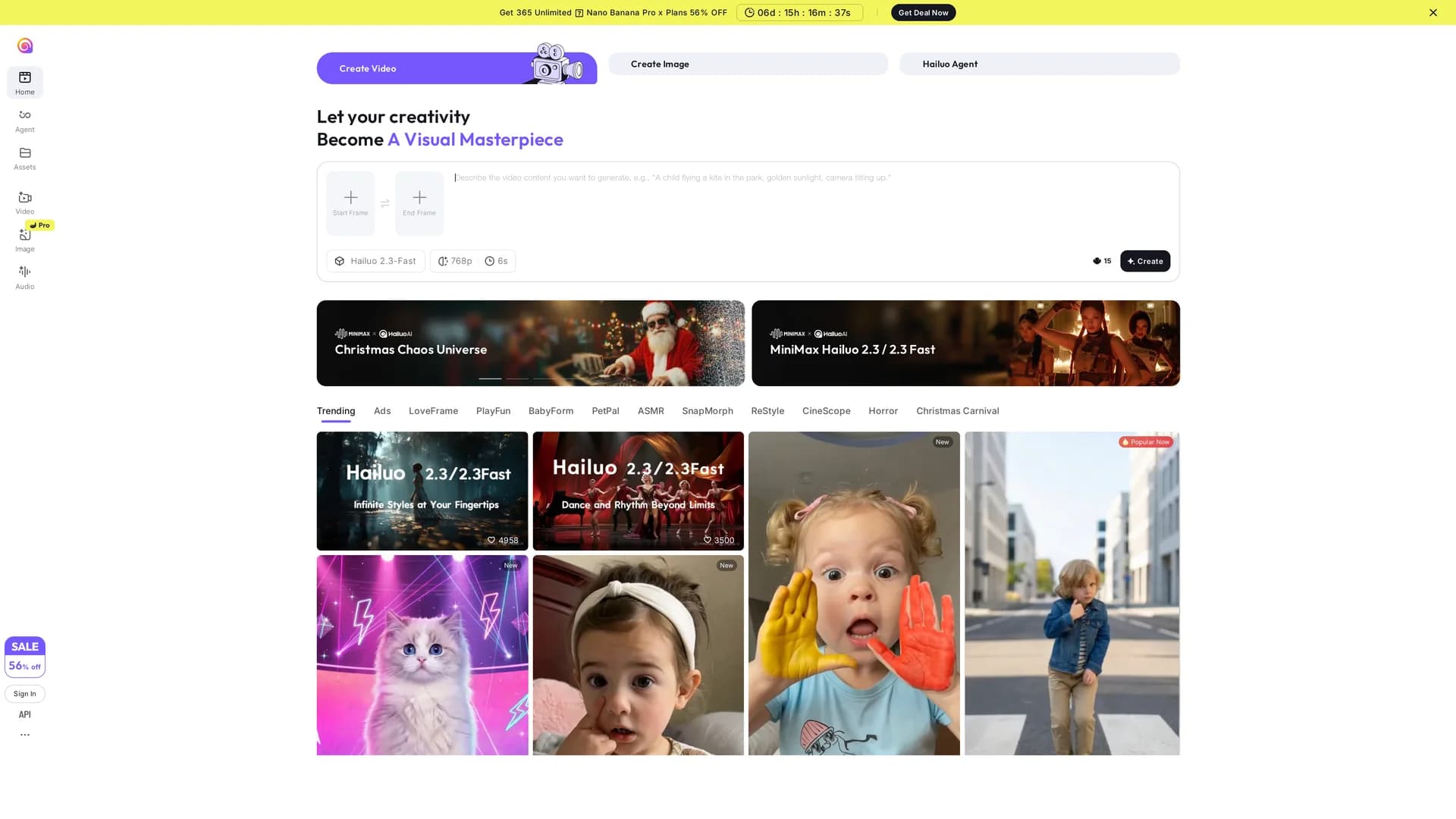hailuo-ai homepage