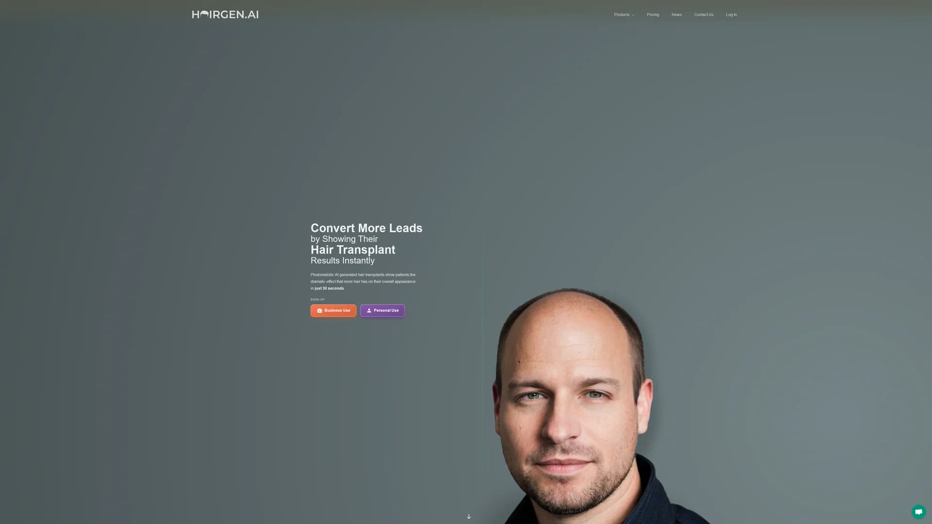 hairgen-ai homepage