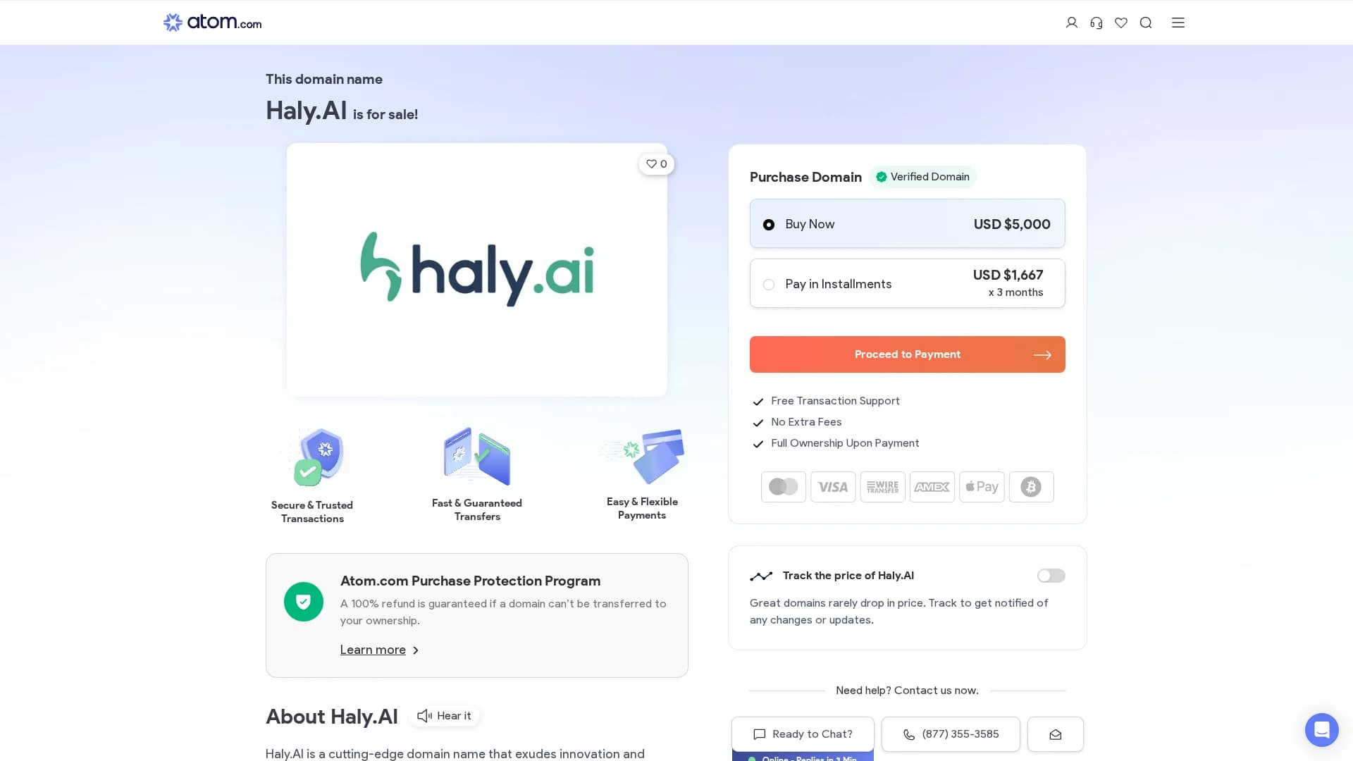 haly-ai homepage