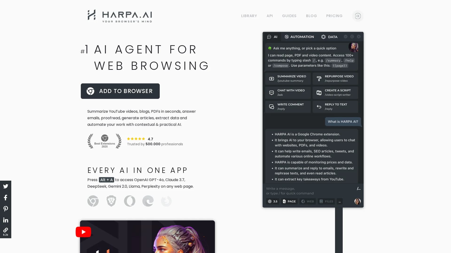 harpa-ai homepage