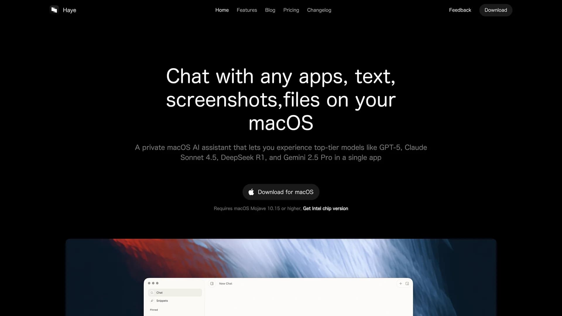 haye homepage