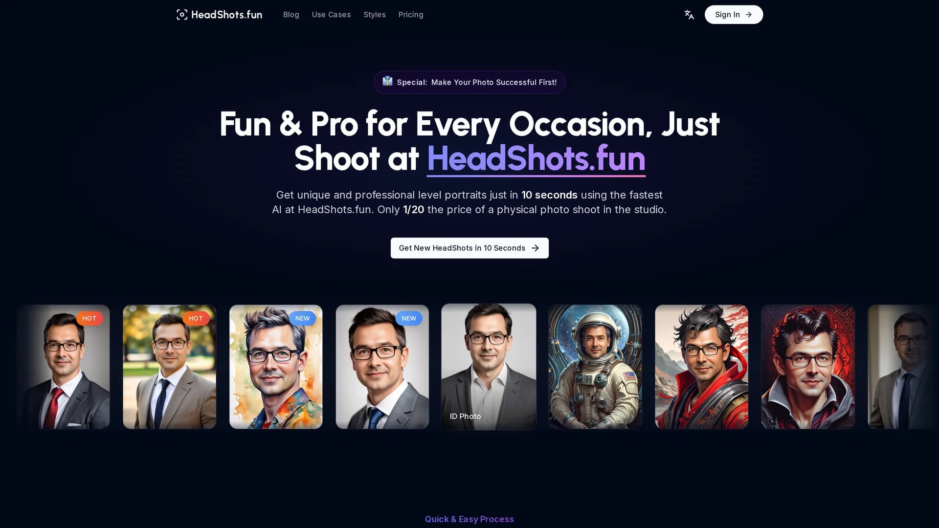 headshots-fun homepage