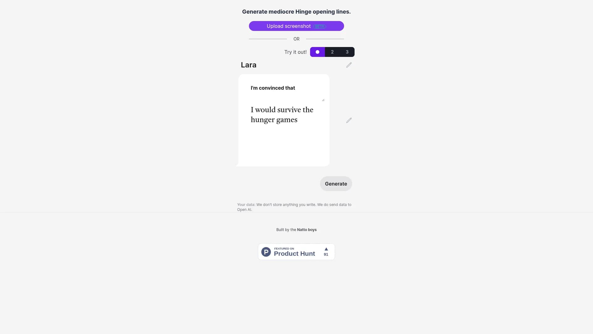 hingegpt homepage