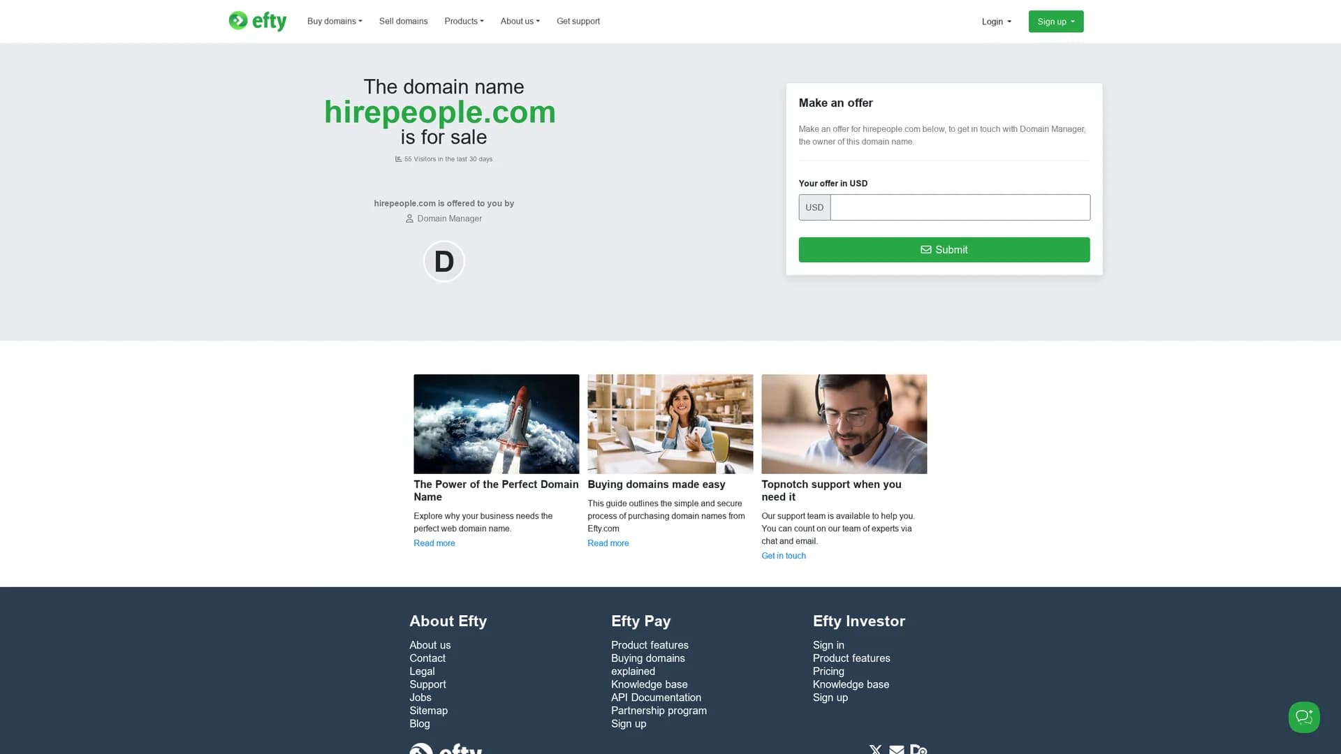 hirepeople homepage
