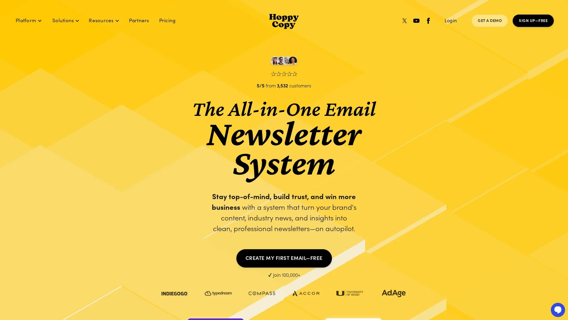 hoppycopy homepage