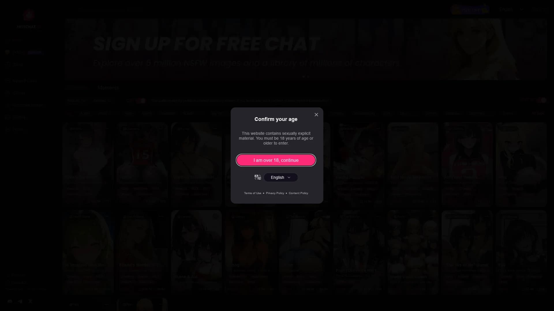 hotchat-ai homepage