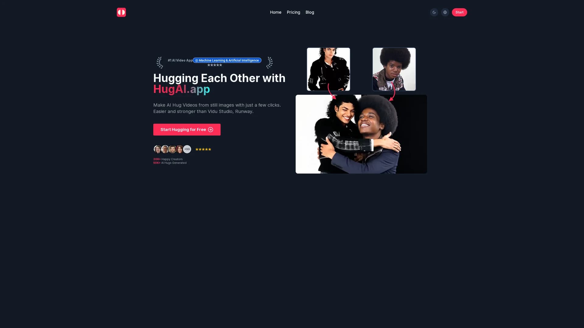 hug-ai homepage