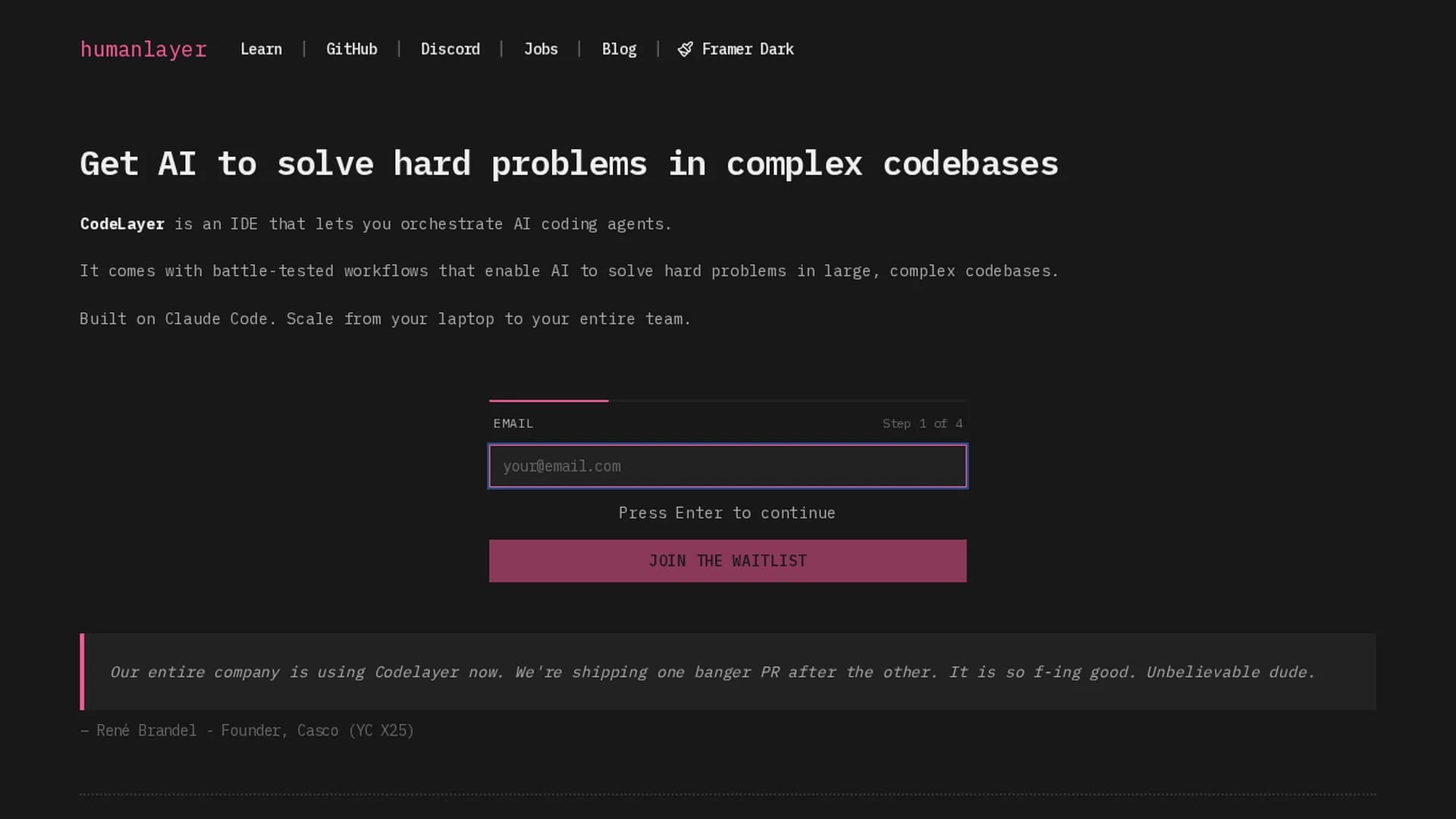 humanlayer homepage