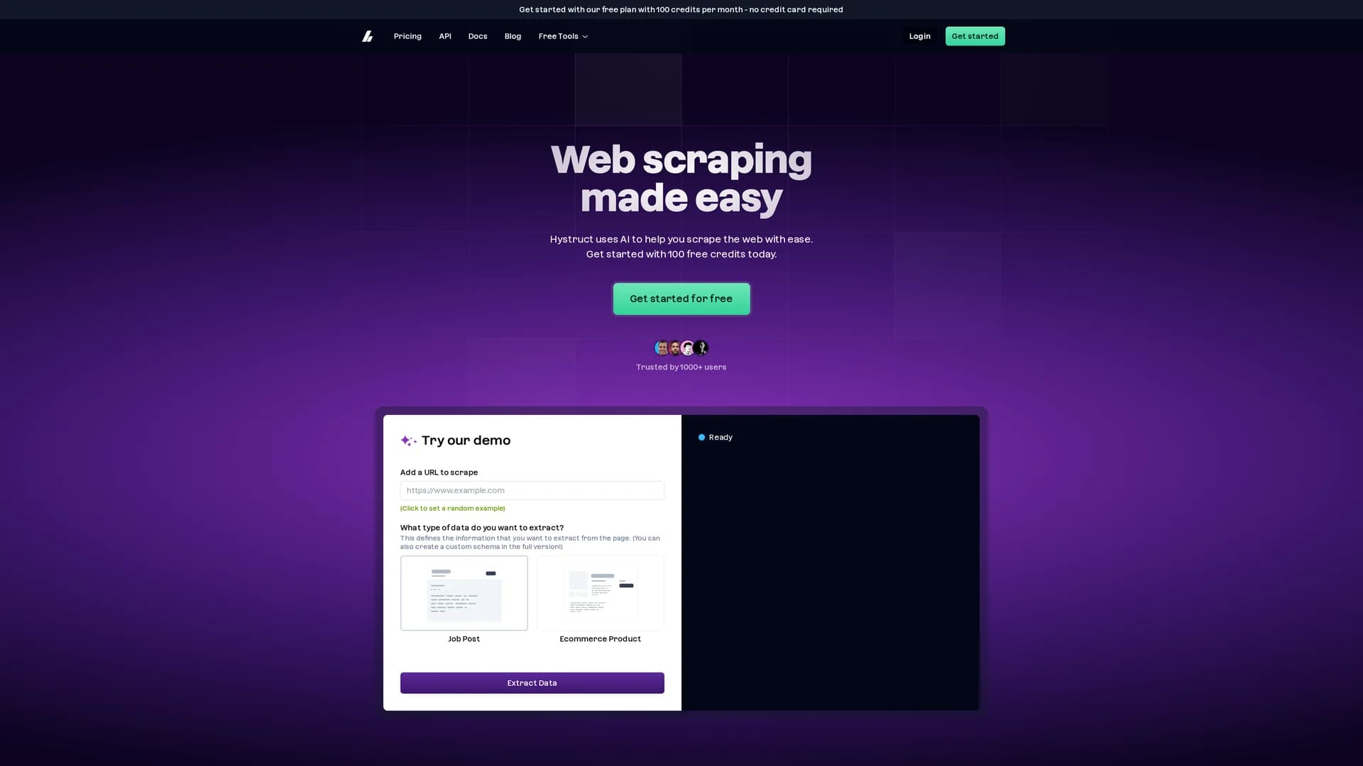 hystruct homepage