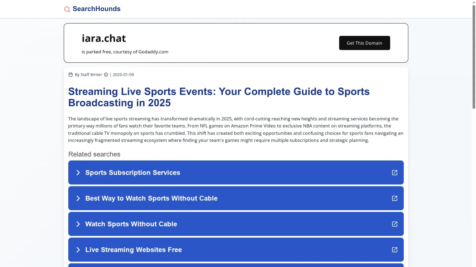 iara-chat homepage