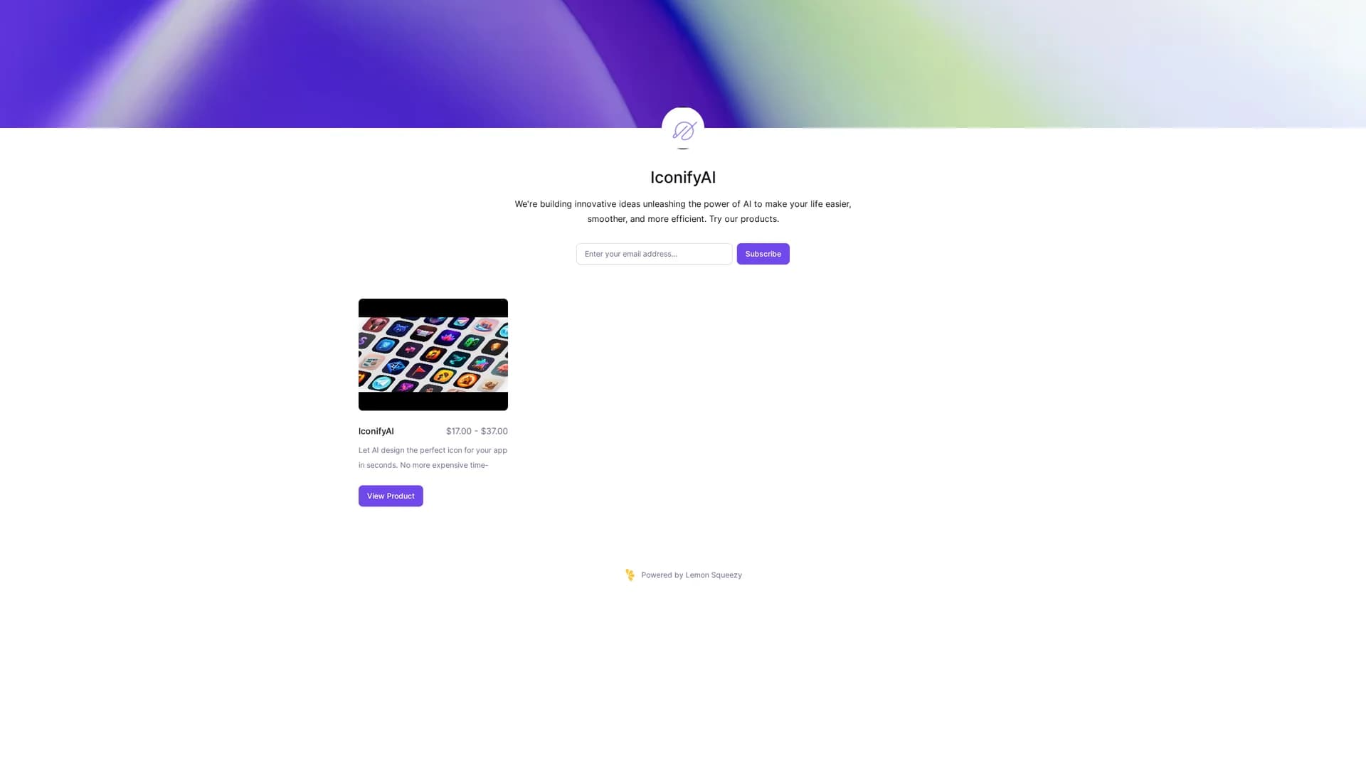 iconify homepage