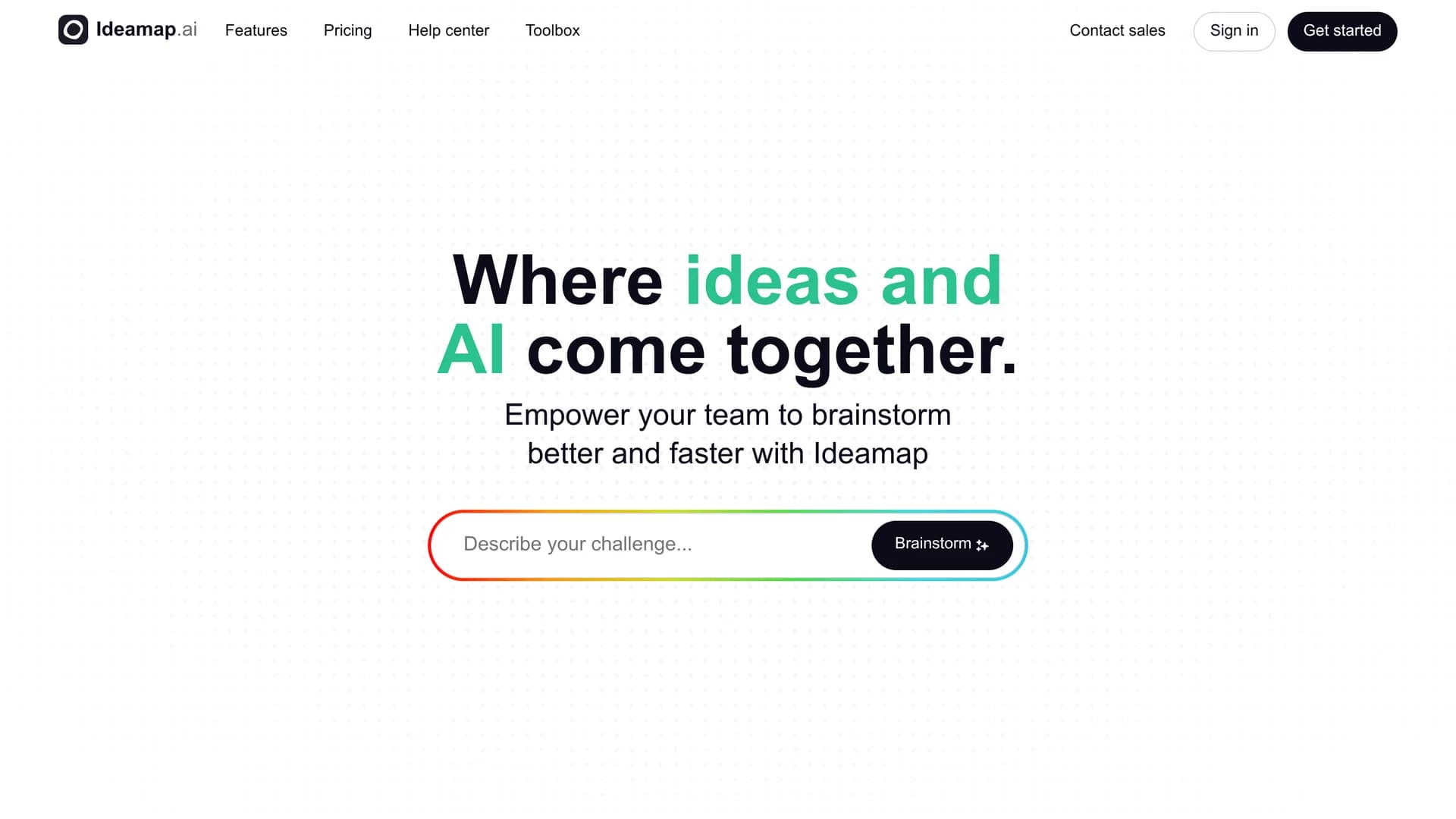 ideamap homepage