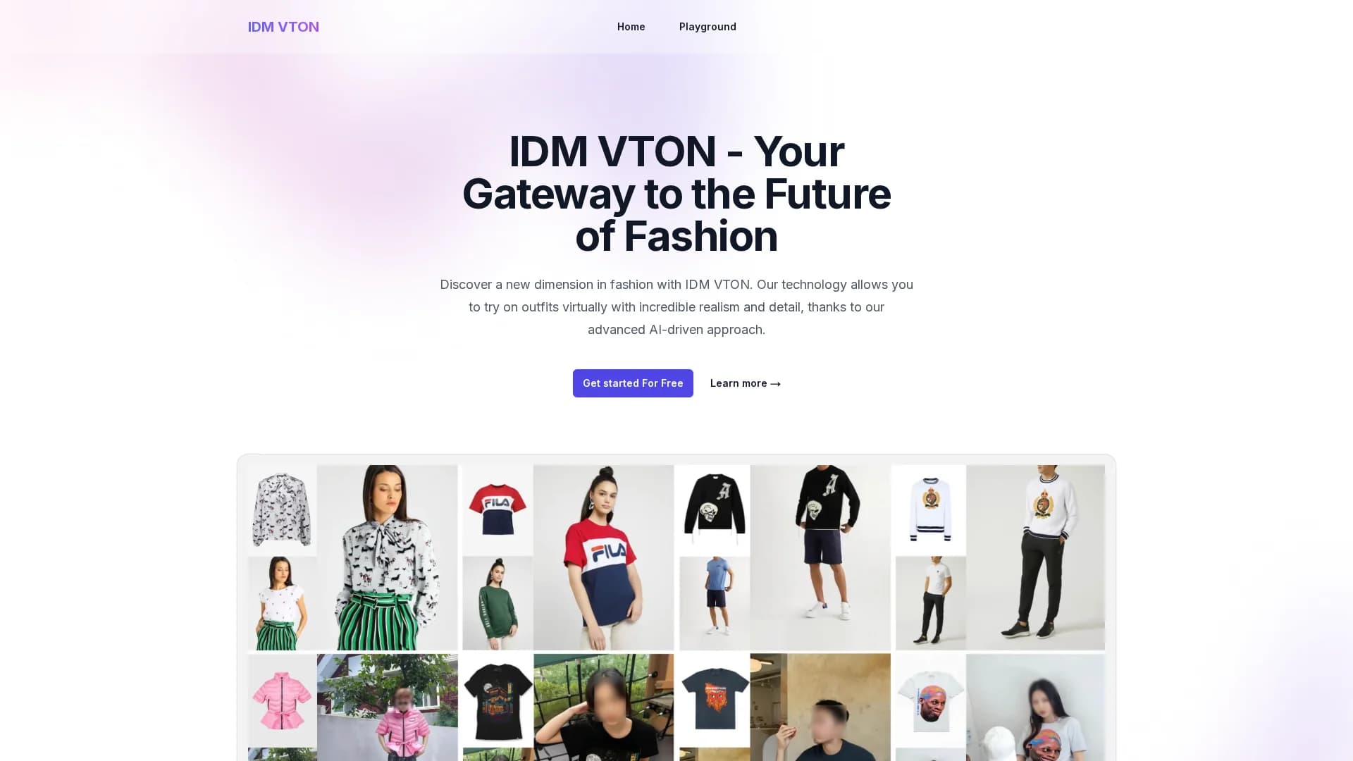 idm-vton homepage
