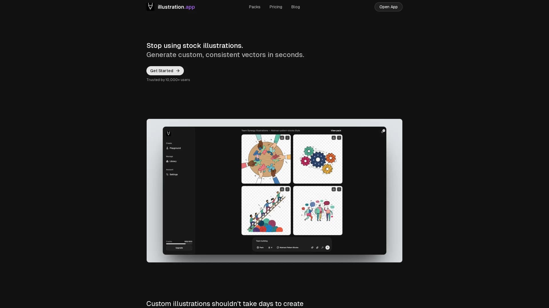 illustraai homepage