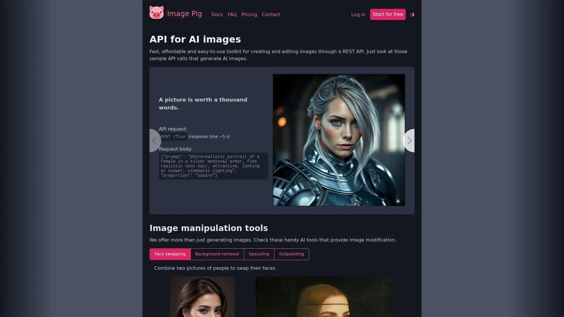 image-pig homepage