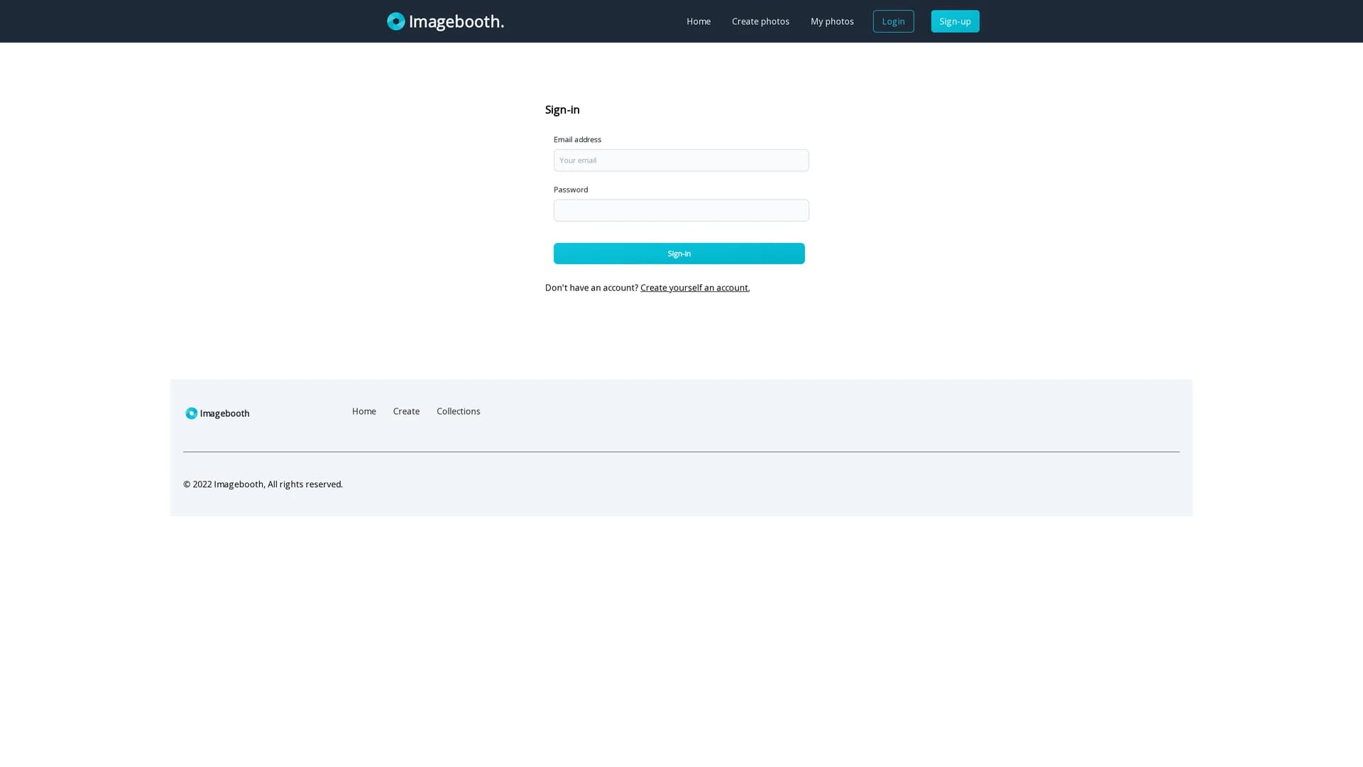 imagebooth homepage