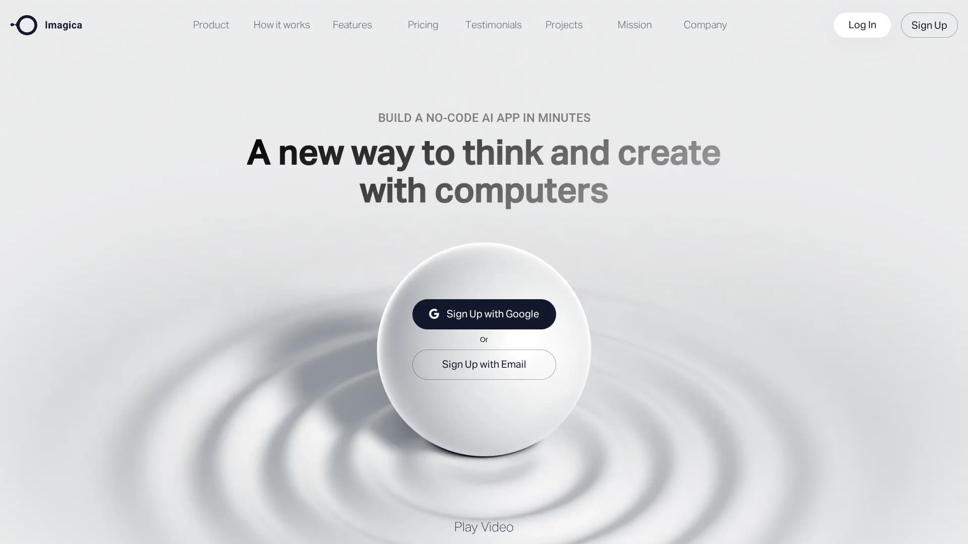 imagica-ai homepage